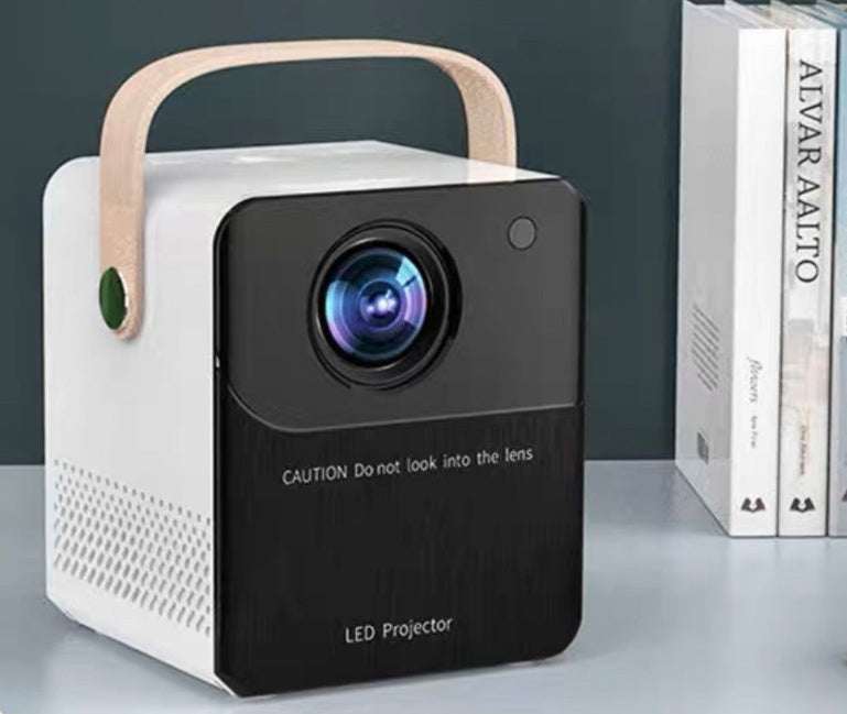 Compact portable travel projector for movies and presentations on the go
